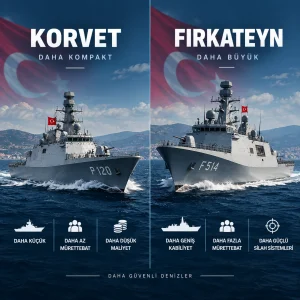Korvet ile Fırkateyn Arasındaki Fark