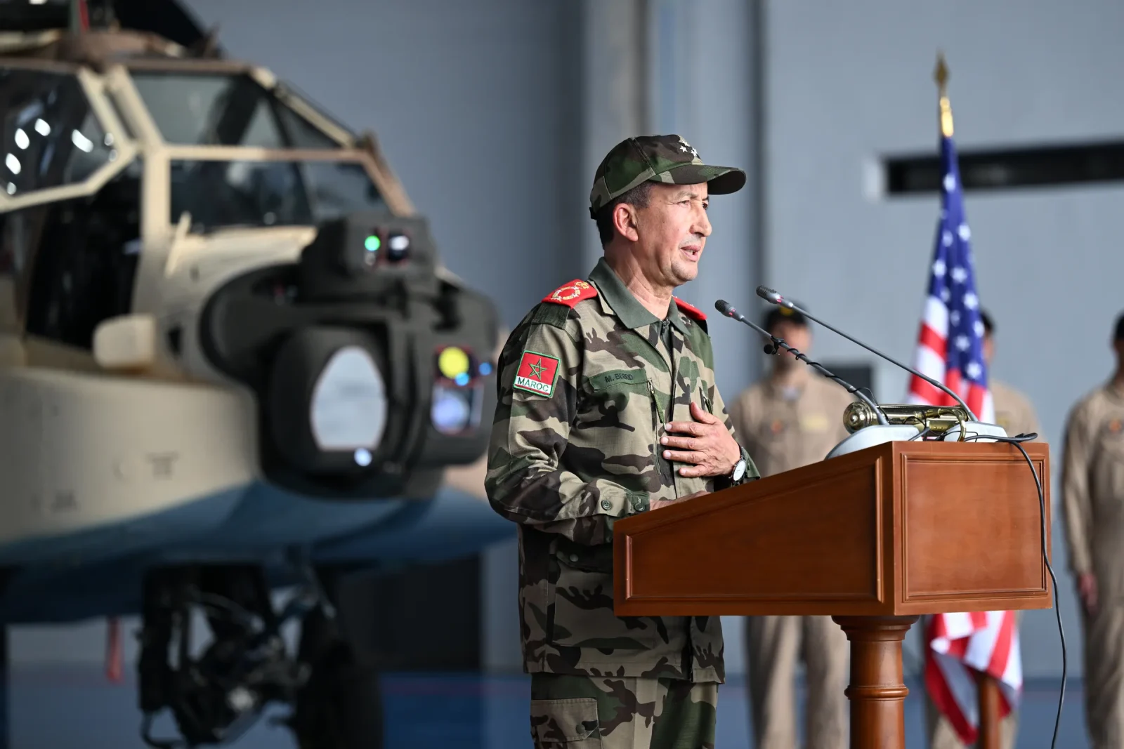 مروحية AH-64E أباتشي غارديان التابعة للقوات الجوية الملكية المغربية