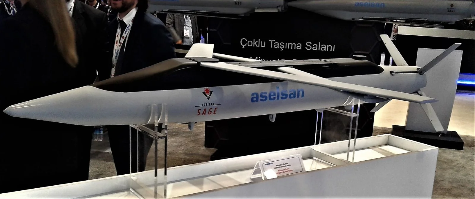 SAGE/ASELSAN kanatlı güdüm kiti örneği, IDEF 2019 (dosya fotoğrafı)