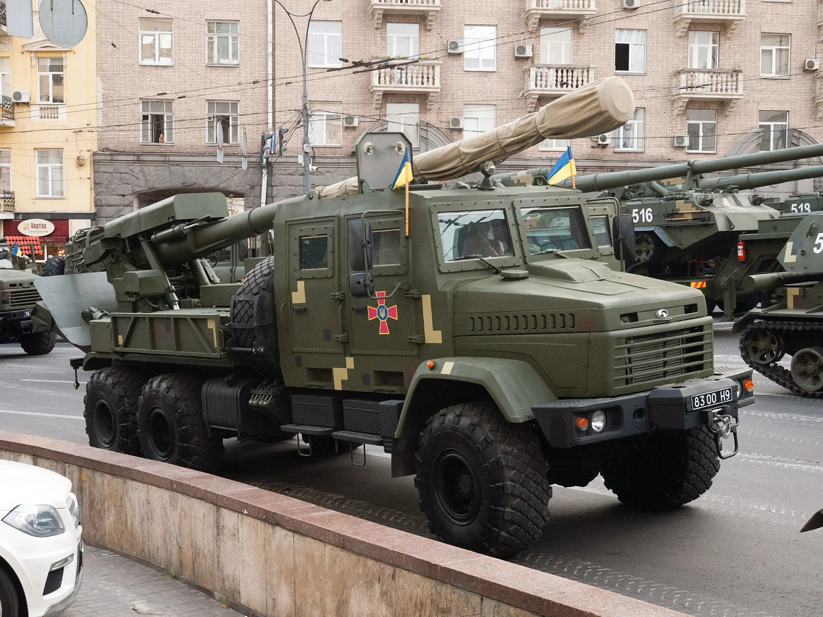 Ukrayna'nın yerli 2S22 Bohdana 155 mm obüsü