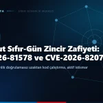 PaperCut NG ve MF için sıfır-gün zafiyet zinciri: CVE-2026-81578 ve CVE-2026-82078 aktif istismarda, CISA KEV emri