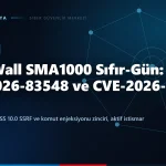 SonicWall SMA1000 için sıfır-gün zafiyet zinciri: CVE-2026-83548 ve CVE-2026-83549 aktif istismarda, CISA KEV emri