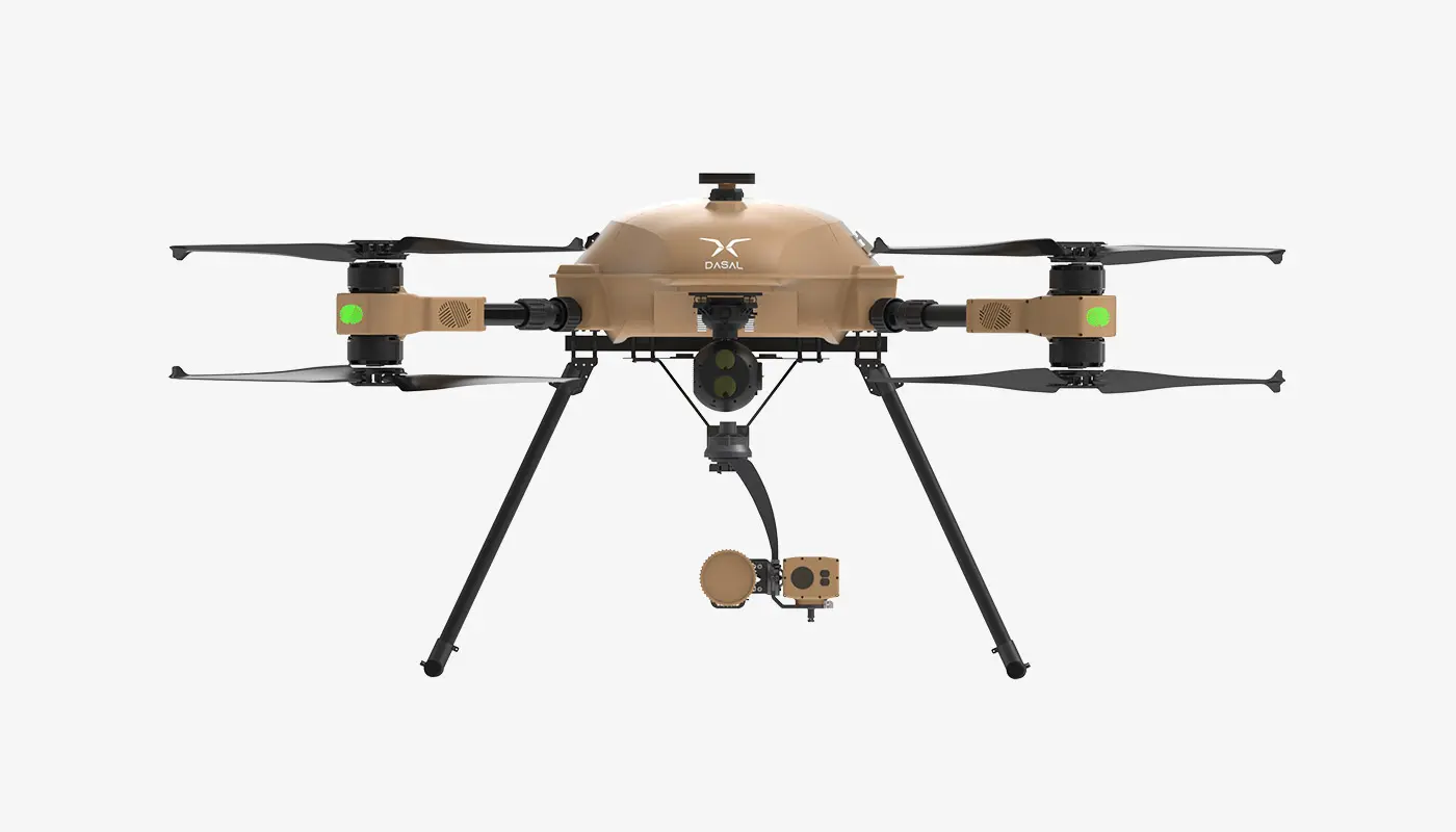FALCON-DAD, bir 4 DASAL FALCON-DAD ağ tabancalı drone avcısı İHA