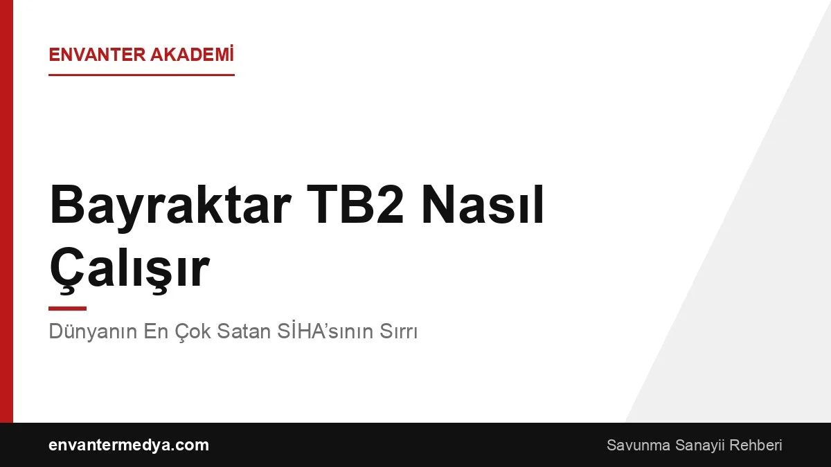 Bayraktar TB2 Nasıl Çalışır? Dünyanın En Çok Satan SİHA’sının Sırrı
