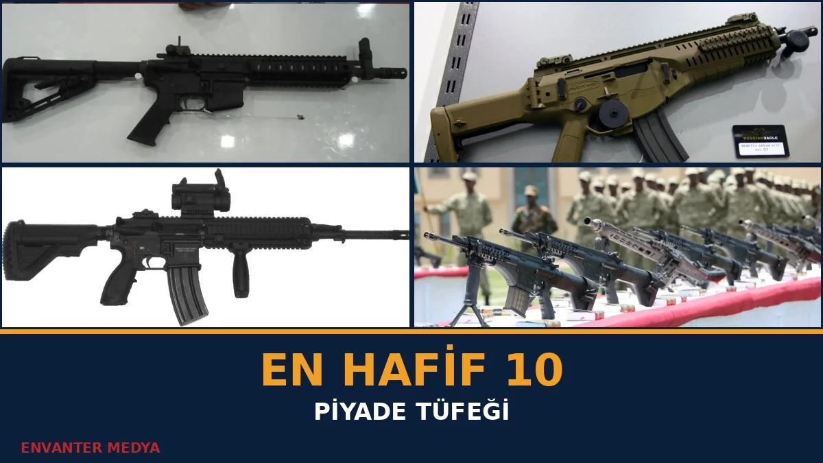 Dünyanın En Hafif 10 Piyade Tüfeği: M4A1’den MPT-55’e Ağırlık Karşılaştırması