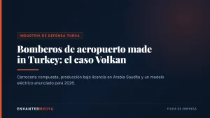 Volkan, el fabricante turco de camiones ARFF que produce bajo licencia en Arabia Saudita