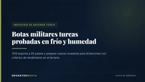 YDS, el fabricante turco de botas militares que exporta a 55 países