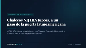 YILTEX ARMOR: protección balística turca NIJ IIIA con filial en Estados Unidos