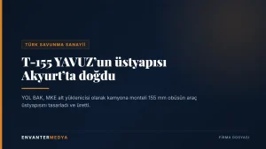 YOL BAK, T-155 Yavuz obüsünün araç üstyapısını Akyurt’ta üretiyor