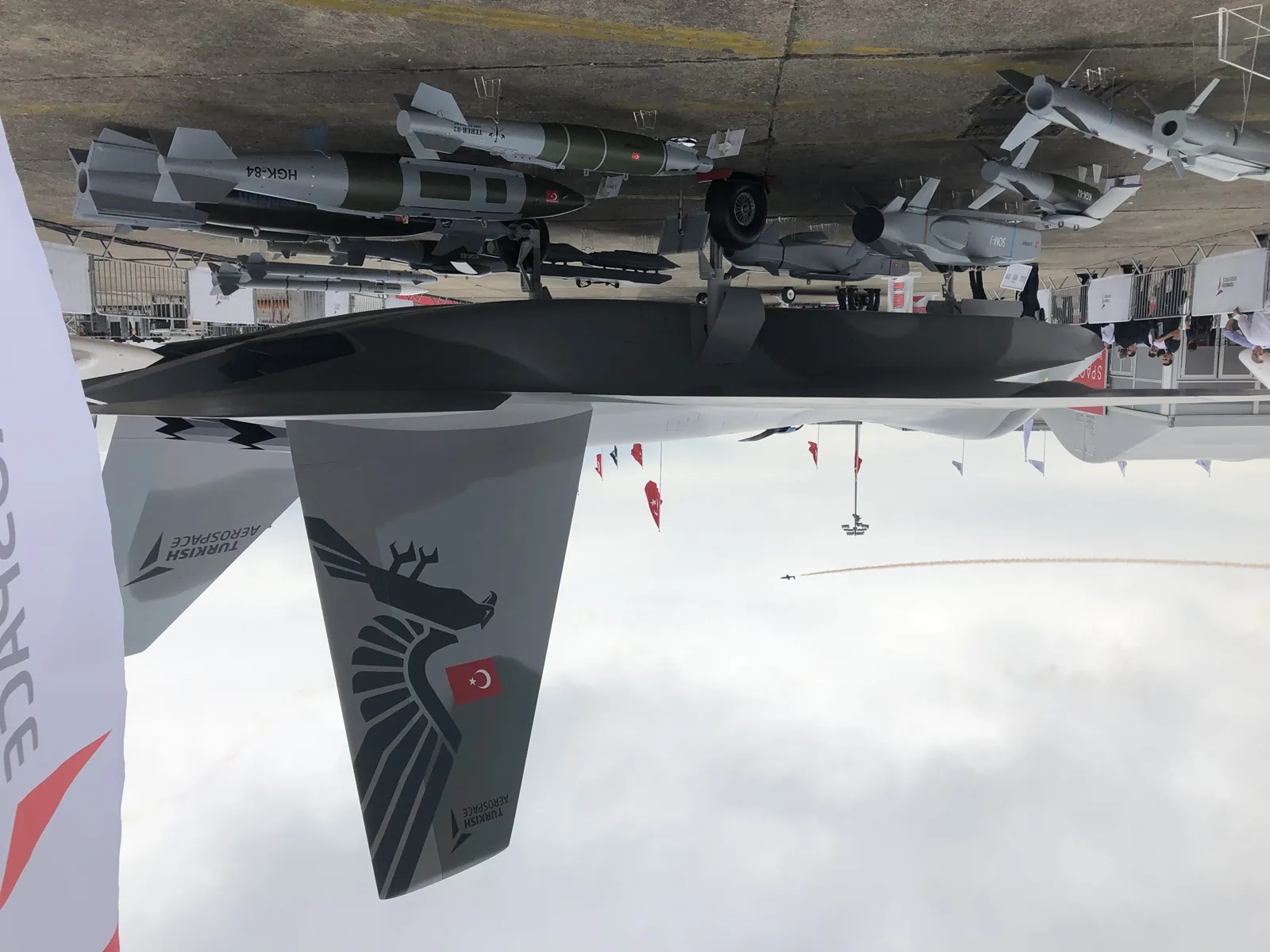 TAI TF-X KAAN Le Bourget 2019 sergisi