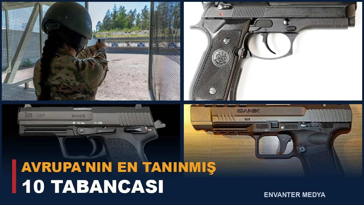 Avrupa’nın En Tanınmış 10 Tabancası: Glock’tan CANiK’e
