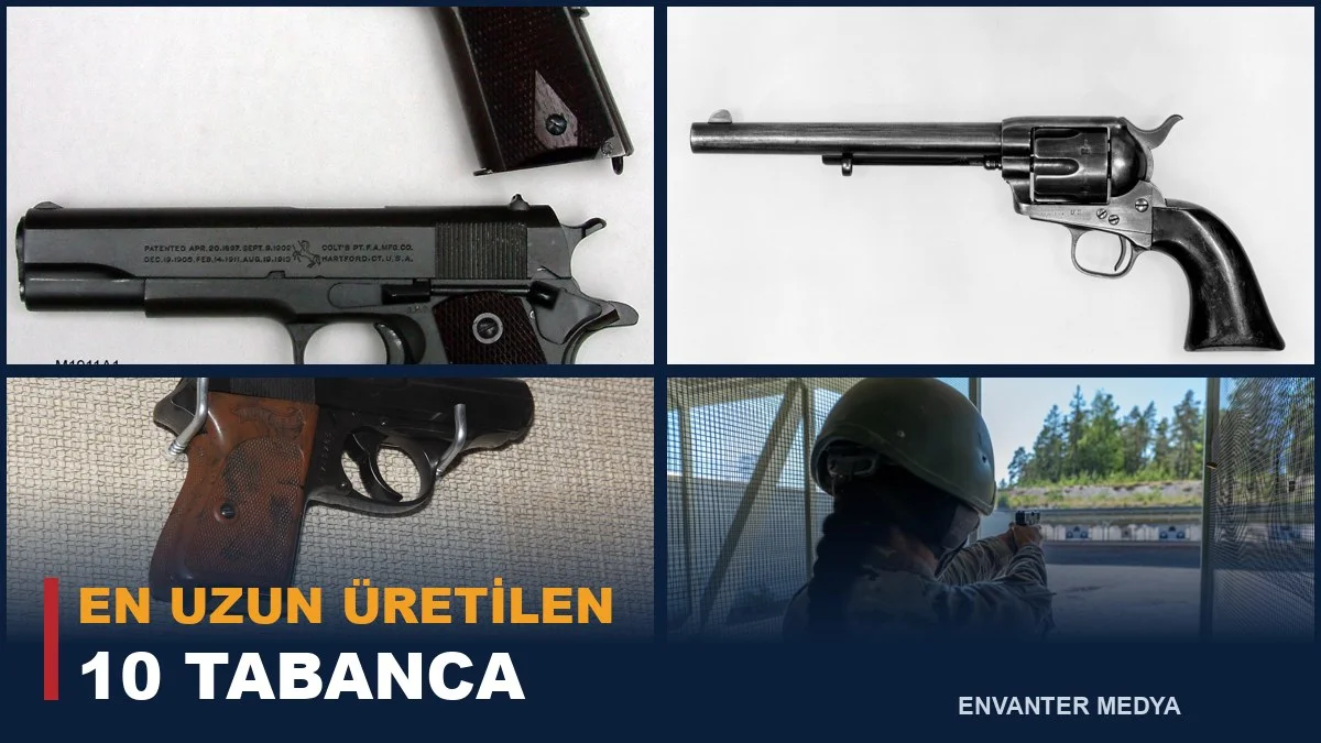 En Uzun Süredir Üretilen 10 Tabanca: 1873’ten Bugüne Yaşayan Tasarımlar