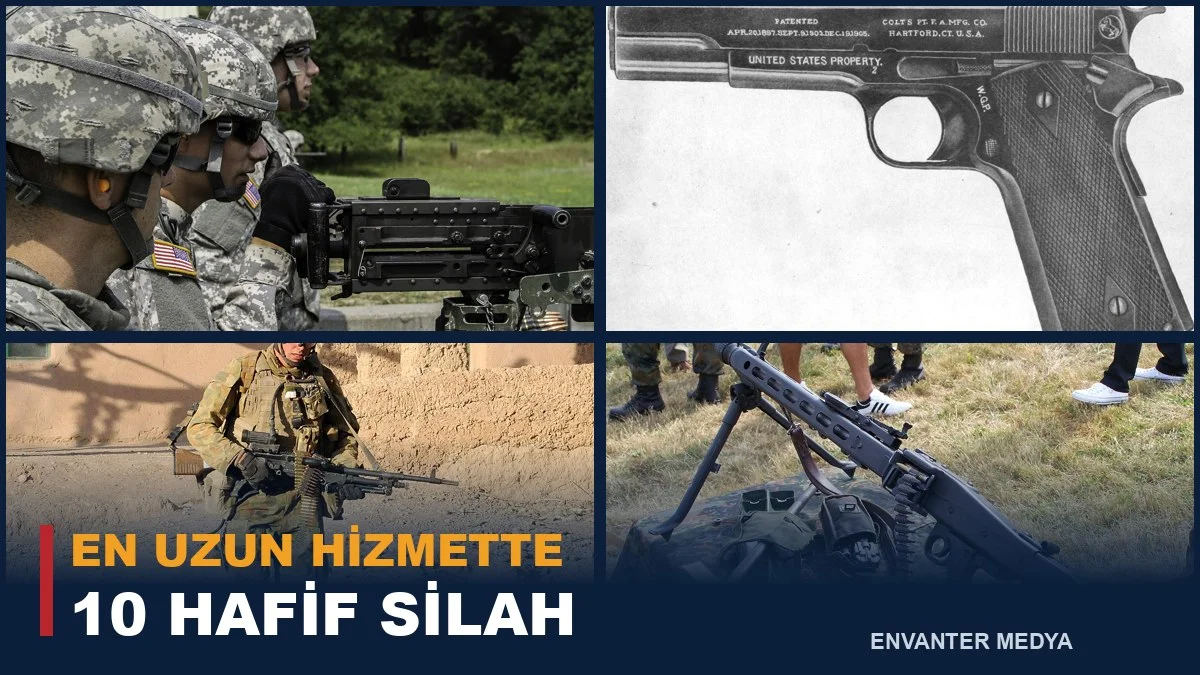 Dünyanın En Uzun Süredir Hizmette Olan 10 Hafif Silahı: Bir Asrı Deviren Tasarımlar