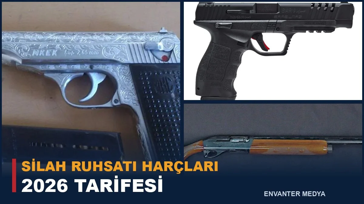Silah Ruhsatı Harçları 2026: Taşıma, Bulundurma, Yivsiz Tüfek ve Avcılık Belgesi Ücretleri