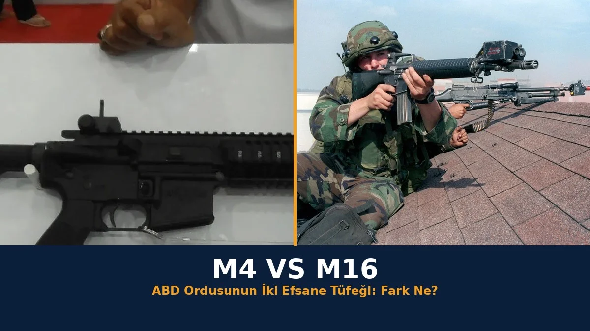 M4 ile M16 Arasındaki Fark Nedir?