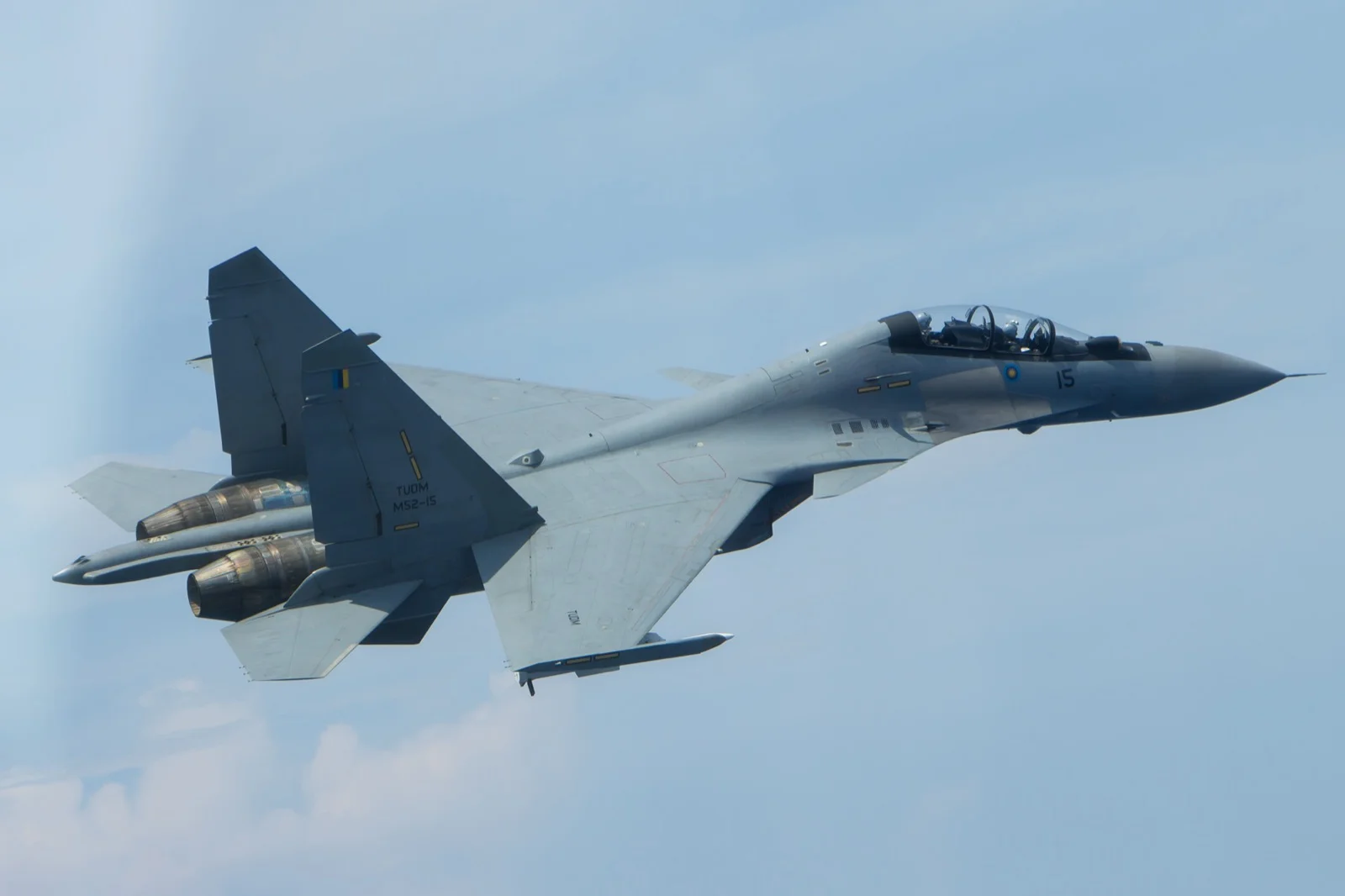 Malezya Kraliyet Hava Kuvvetleri Su-30MKM savaş uçağı