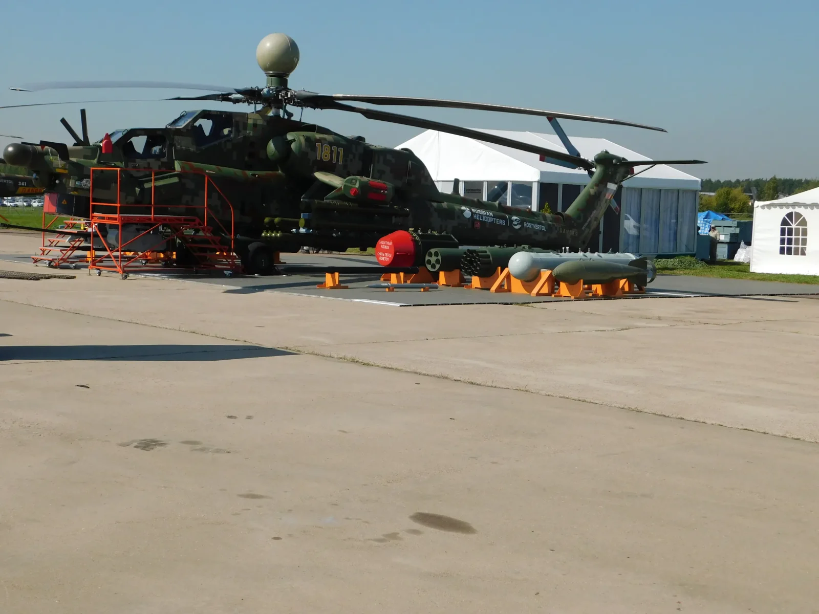 مروحية Mi-28 «صياد الليل» الهجومية التابعة للقوات الجوية الجزائرية