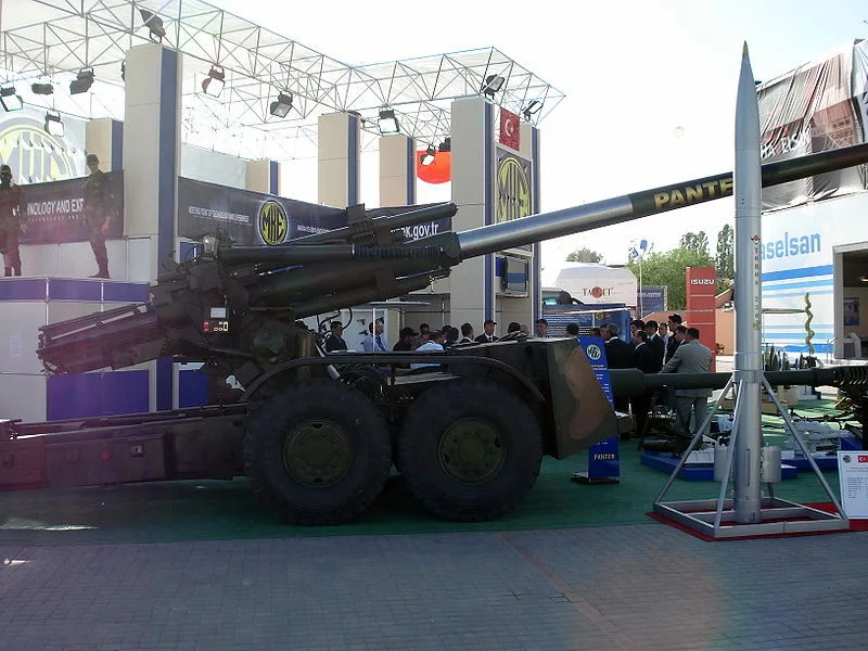 Dünyanın En İyi 10 Çekili Obüs: MKE PANTER Zirvede 22 MKE PANTER 155 mm 52 kalibre çekili obüs