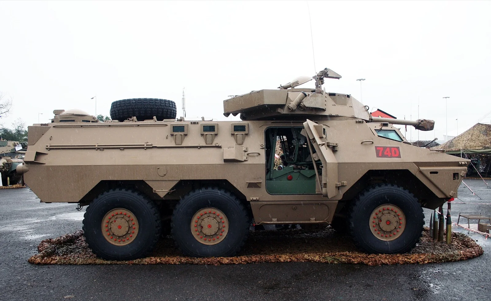 Ratel 6x6 armoured combat vehicle of the South African Army