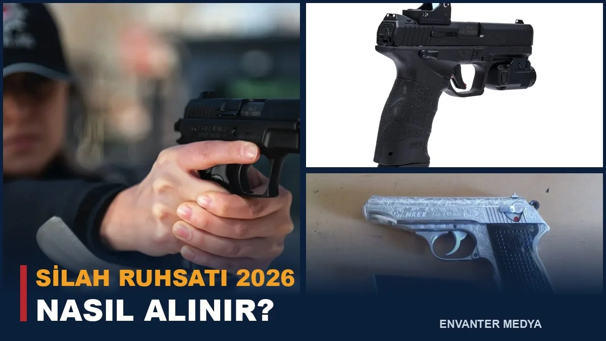 Silah Ruhsatı Nasıl Alınır? 2026: Taşıma ve Bulundurma Ruhsatı Şartları, Belgeler, Süreç 4 Silah Ruhsatı Nasıl Alınır? 2026: Taşıma ve Bulundurma Ruhsatı Şartları, Belgeler, Süreç