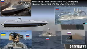 Ukraine’s Sargan-3000 USV Sinks Russian Drone Boat in Black Sea Engagement