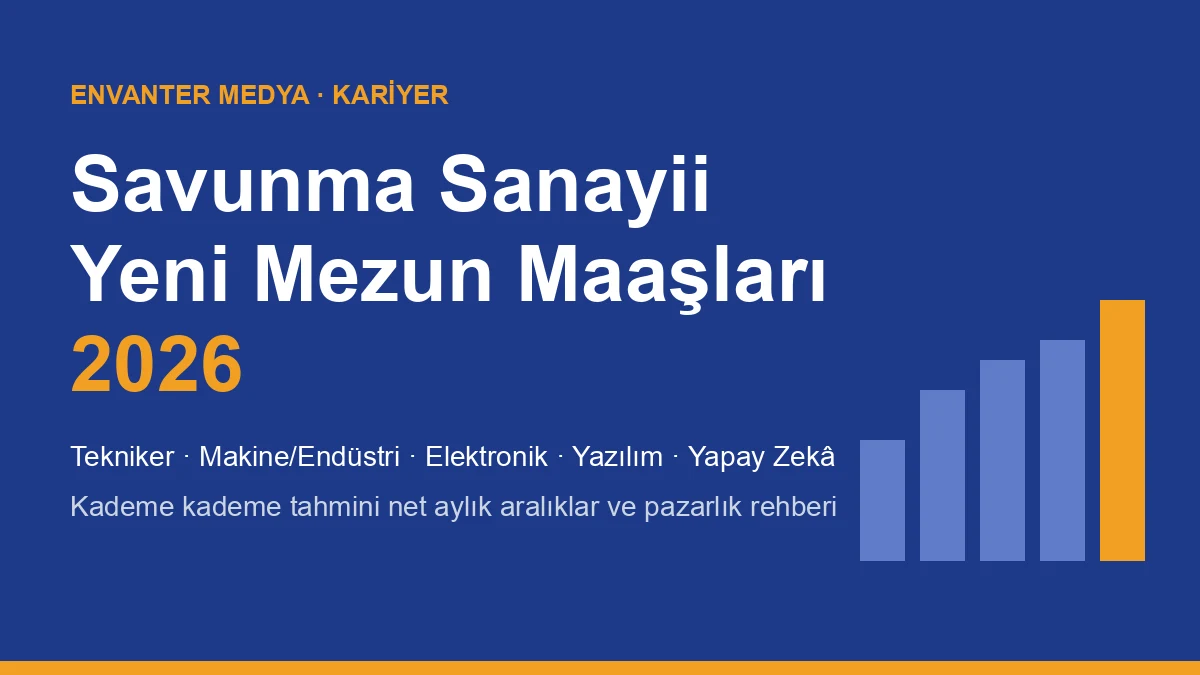 Savunma Sanayii Yeni Mezun Maaşları 2026 Rehberi