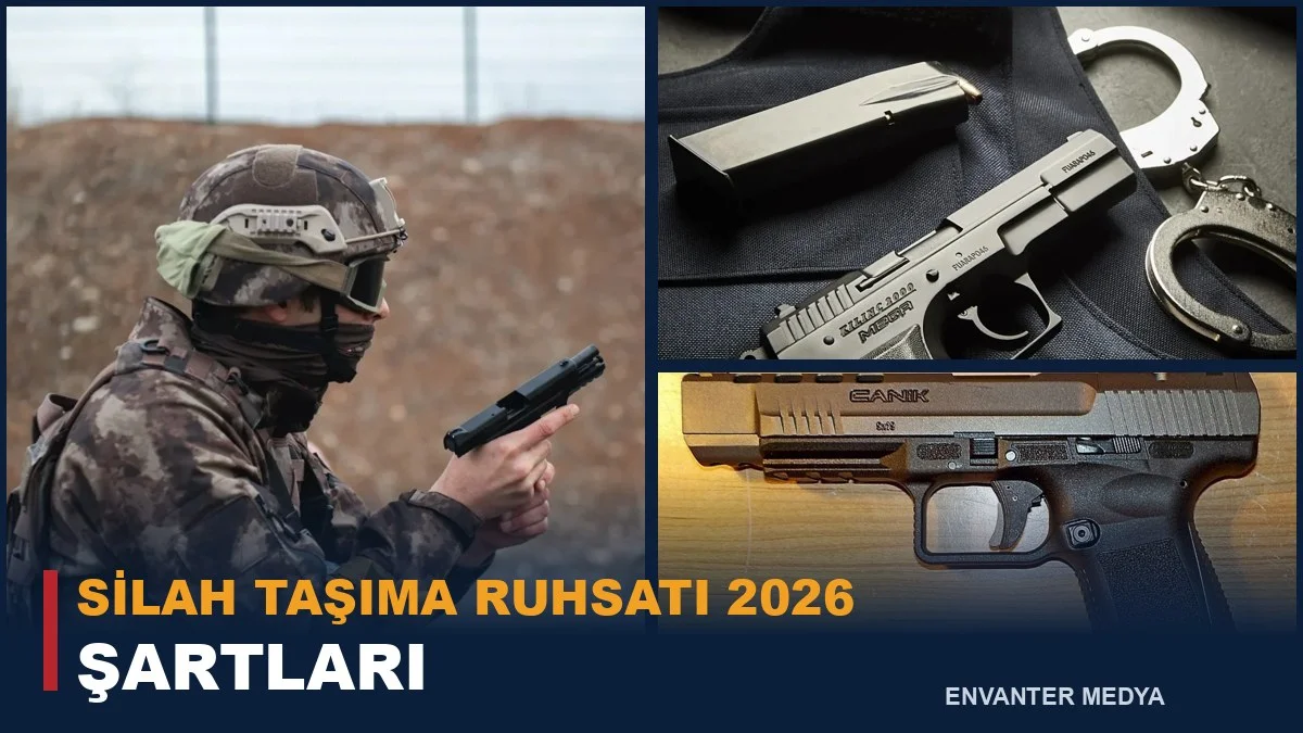 Silah Taşıma Ruhsatı Şartları 2026: Kimler Alabilir, Ciro Şartı, Meslek Grupları ve Belgeler 4 Silah Taşıma Ruhsatı Şartları 2026: Kimler Alabilir, Ciro Şartı, Meslek Grupları ve Belgeler