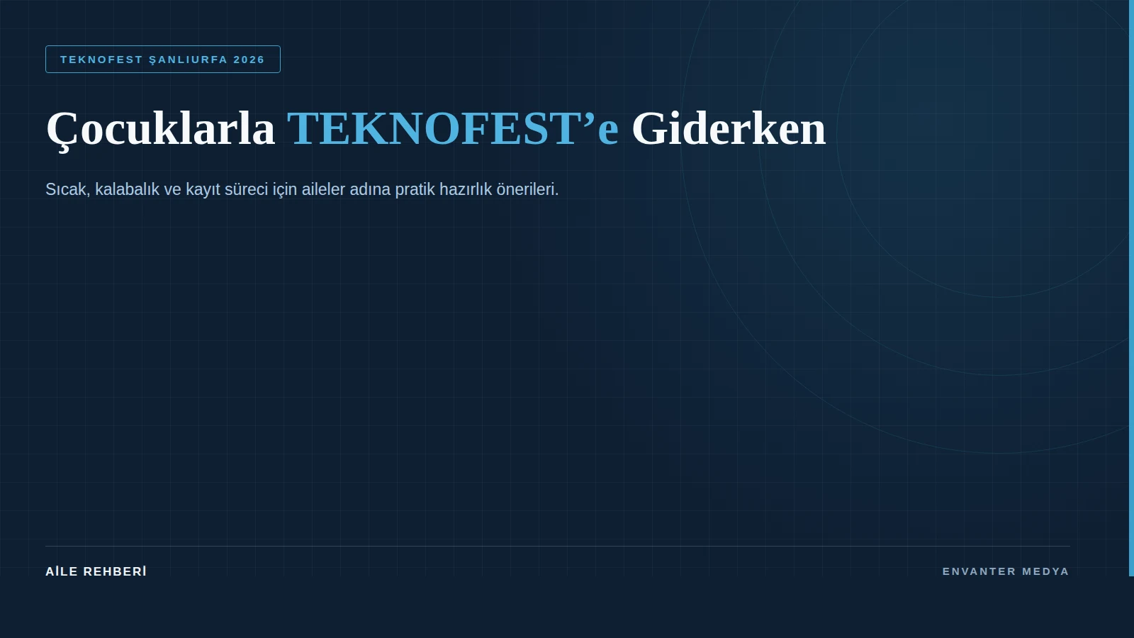Çocuklarla TEKNOFEST Şanlıurfa’ya Giderken