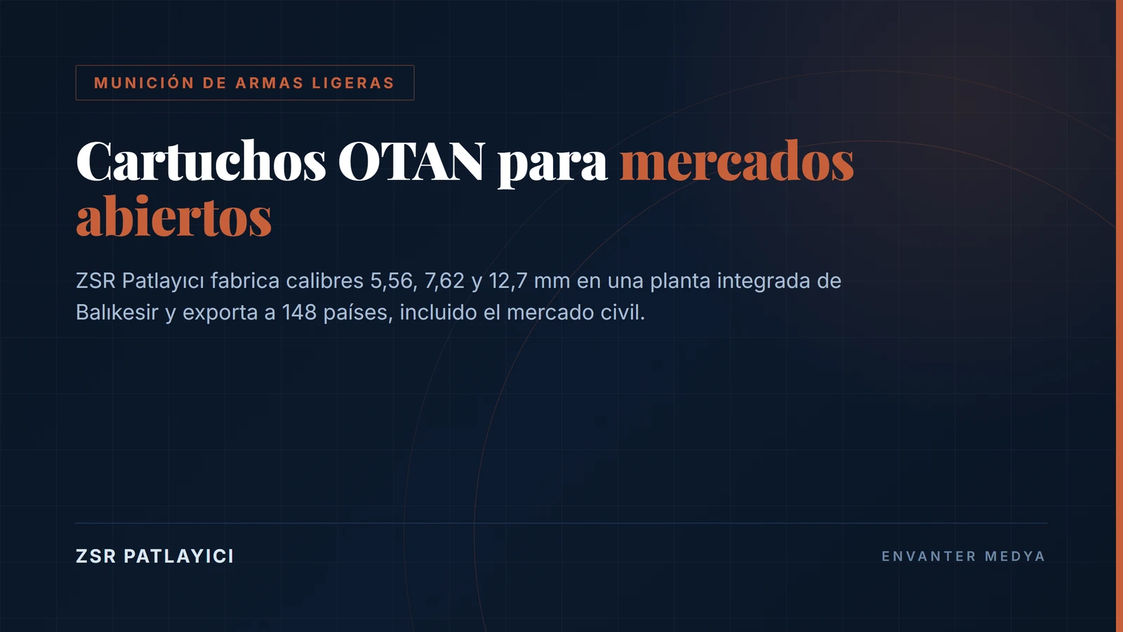 ZSR Patlayıcı: la planta turca de munición OTAN que exporta a 148 países