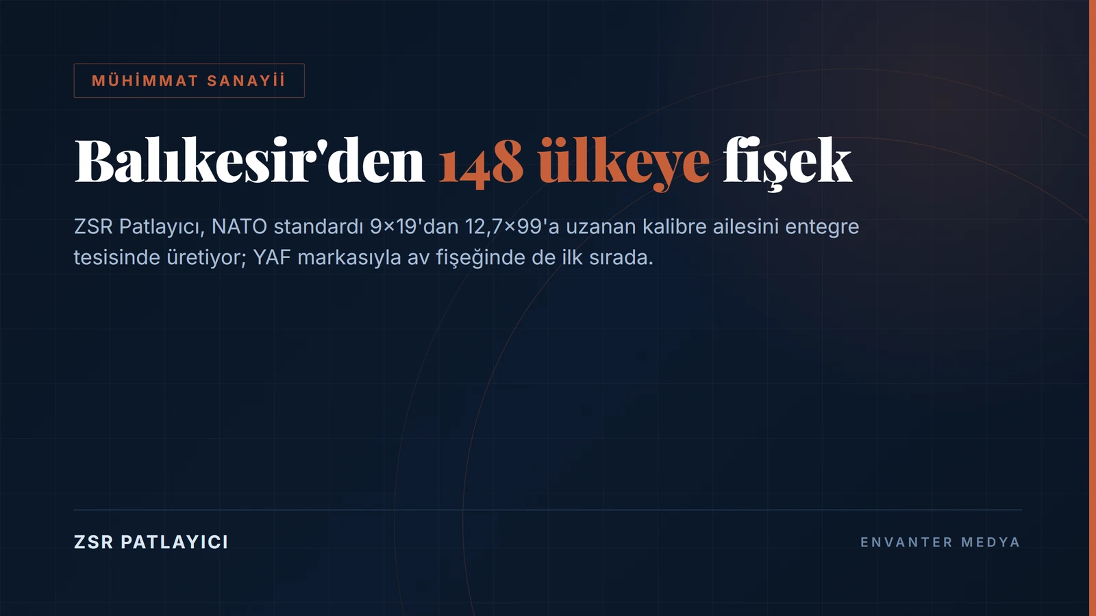 ZSR Patlayıcı: Balıkesir’deki entegre fişek tesisi ve 148 ülkelik ihracat ağı
