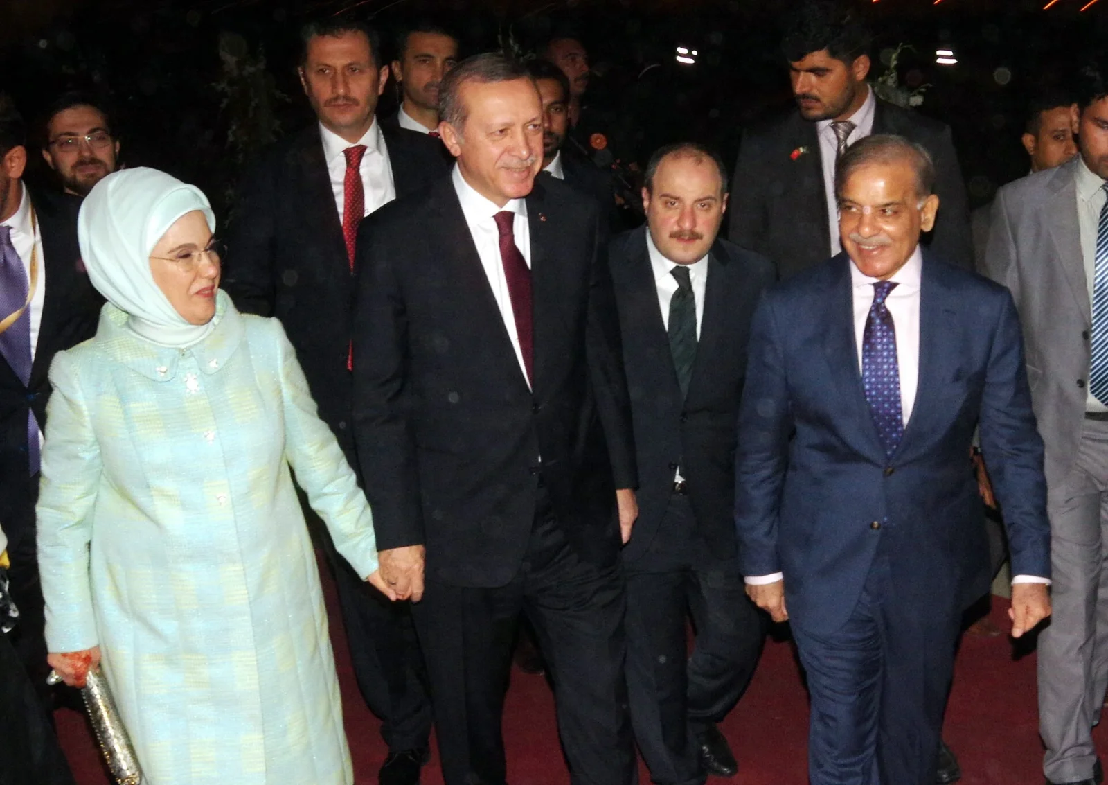 Cumhurbaşkanı Erdoğan ve Pakistanlı Şahbaz Şerif