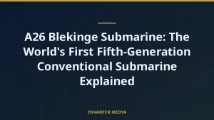 A26 Blekinge Submarine: The World’s First Fifth-Generation Conventional Submarine Explained