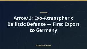 Arrow 3: Exo-Atmospheric Ballistic Defense — First Export to Germany