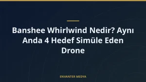 Banshee Whirlwind Nedir? Aynı Anda 4 Hedef Simüle Eden Drone