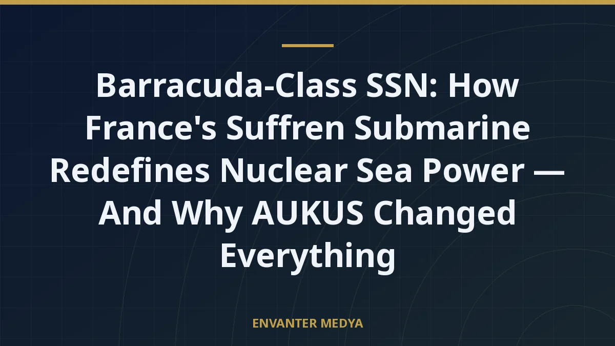 Barracuda-Class SSN: How France’s Suffren Submarine Redefines Nuclear Sea Power — And Why AUKUS Changed Everything