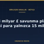 Birleşik Krallık’ın 298 milyar sterlinlik savunma planı: Rakam neyi kapsıyor?