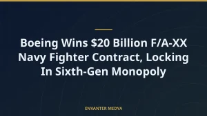 Boeing Wins $20 Billion F/A-XX Navy Fighter Contract, Locking In Sixth-Gen Monopoly