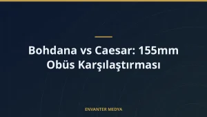 Bohdana vs Caesar: 155mm Obüs Karşılaştırması