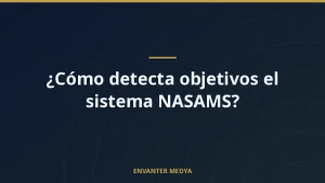 ¿Cómo detecta objetivos el sistema NASAMS?