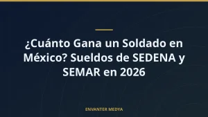 ¿Cuánto Gana un Soldado en México? Sueldos de SEDENA y SEMAR en 2026
