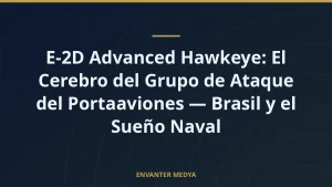 E-2D Advanced Hawkeye: El Cerebro del Grupo de Ataque del Portaaviones — Brasil y el Sueño Naval