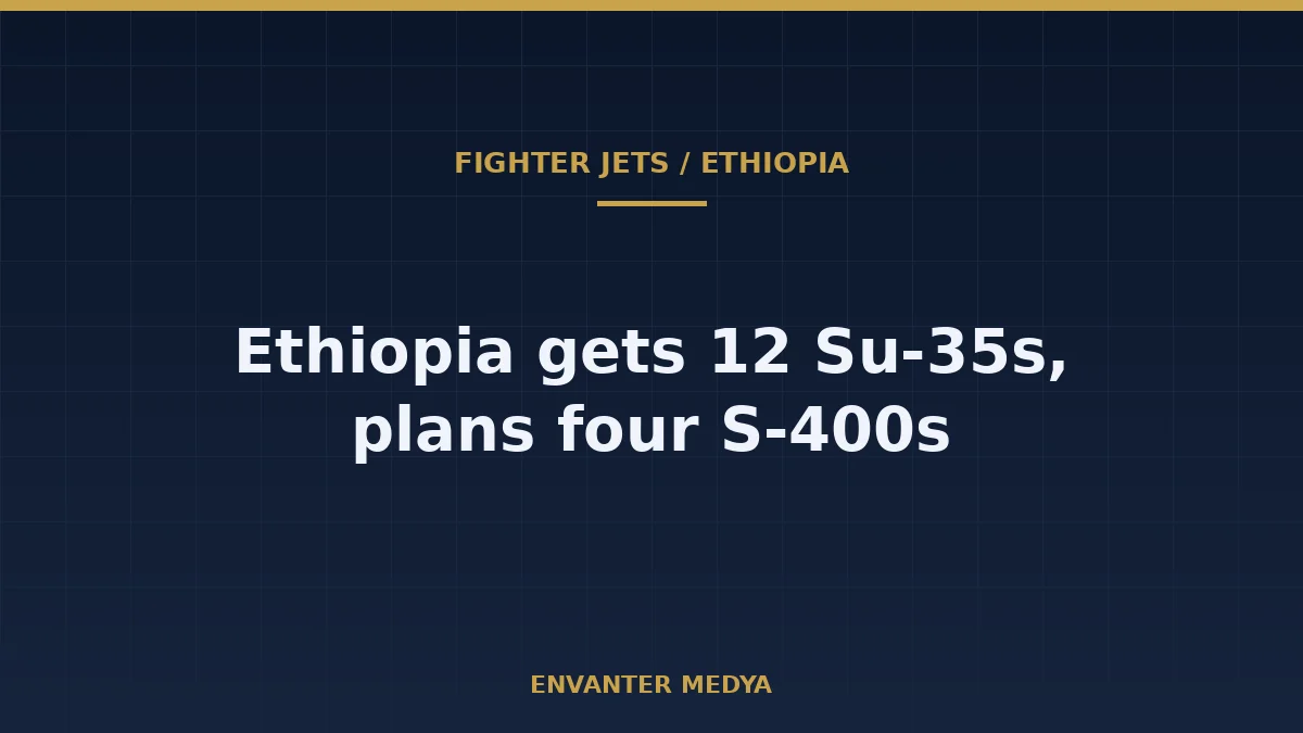 Ethiopia Receives 12 Su-35 Fighters, Plans Four S-400 Batteries
