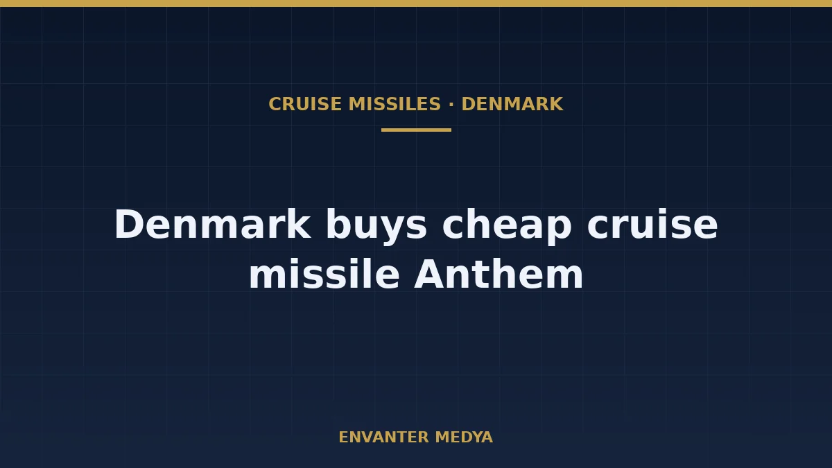 What Is a Low-Cost Cruise Missile? Denmark's Anthem Buy Explained 1 What Is a Low-Cost Cruise Missile? Denmark’s Anthem Buy Explained