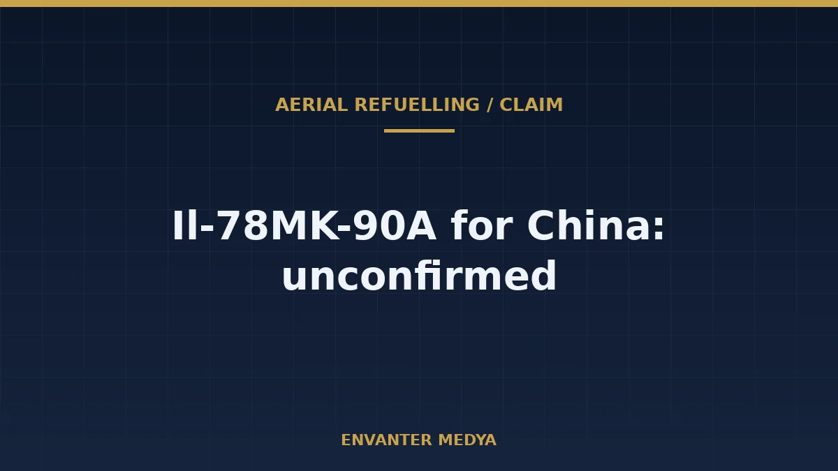 Claim That Russia Is Building Il-78MK-90A Tankers for China: What Is Confirmed 1 Claim That Russia Is Building Il-78MK-90A Tankers for China: What Is Confirmed