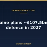 Ukraine Plans $107.5 Billion for Defence in 2027 Budget