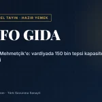 UNIFO Gıda, Gebze’de vardiyada 150 bin tepsi kapasiteyle TSK’ya operasyonel tayın üretiyor