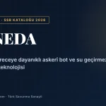 VANEDA, askerî bot ürünüyle SSB 2026 Ürün Kataloğu’nda