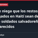 Bukele niega que los restos entregados en Haití sean de los cuatro soldados salvadoreños desaparecidos