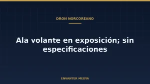 El nuevo dron de ala volante de Corea del Norte: lo que se vio y lo que sigue sin conocerse
