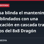 Defensa blinda el mantenimiento de los blindados con una adjudicación en cascada tras los retrasos del 8×8 Dragón